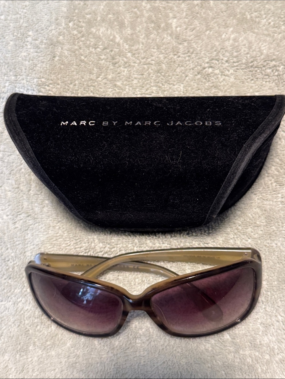 Marc by Marc Jacobs Olive Green Rectangle Women's Sunglasses